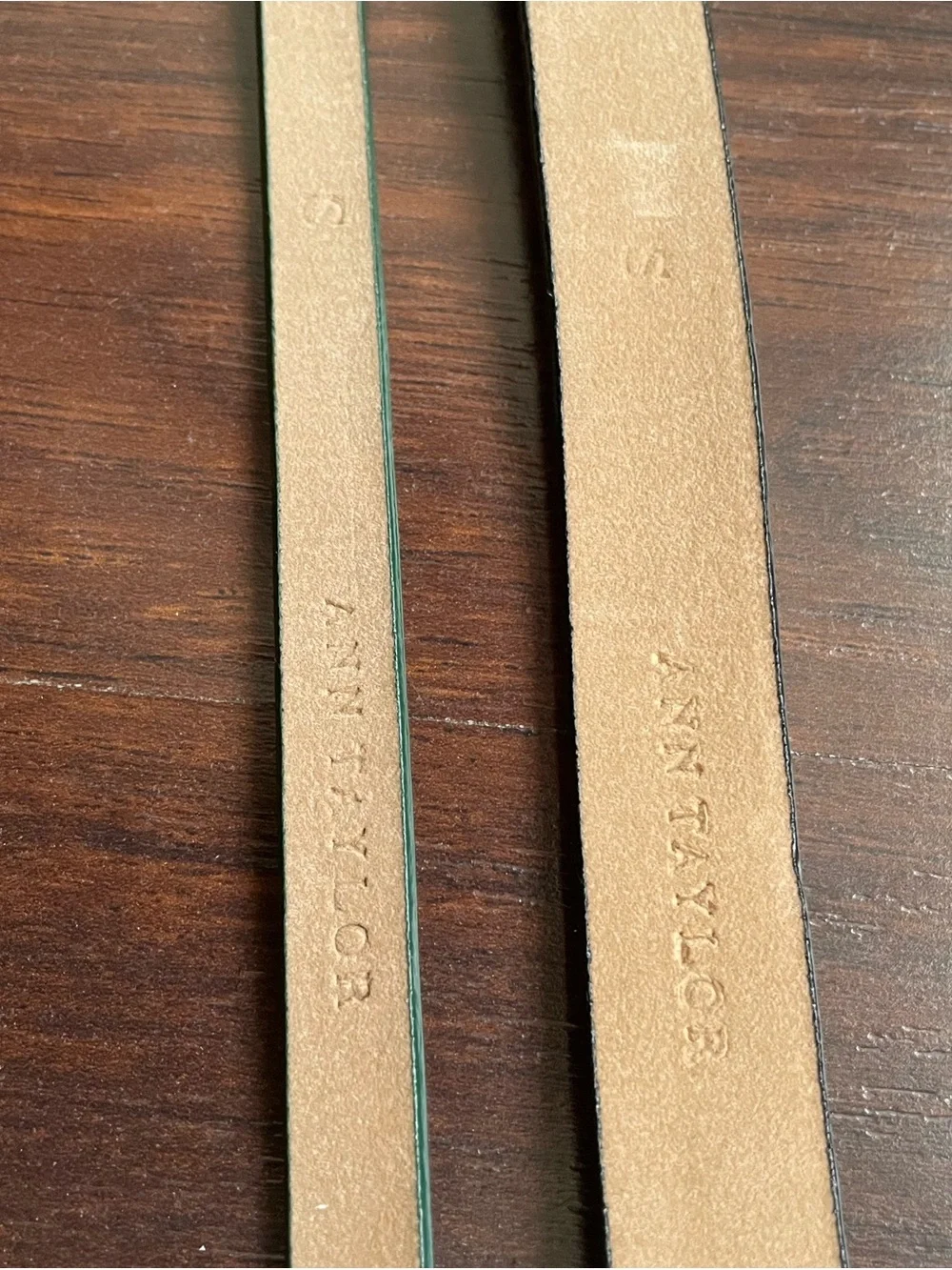 Ann Taylor Genuine Leather Belts w Gold Hardware | S